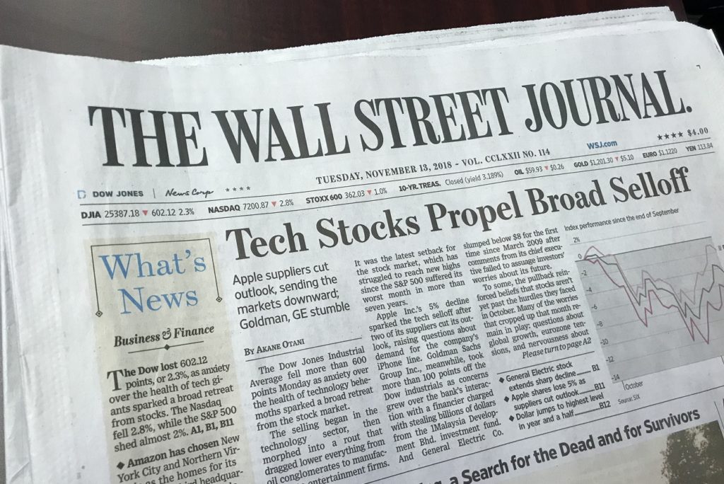 ウォール・ストリート・ジャーナルの記事『株式市場を注視しない生活で学んだこと』